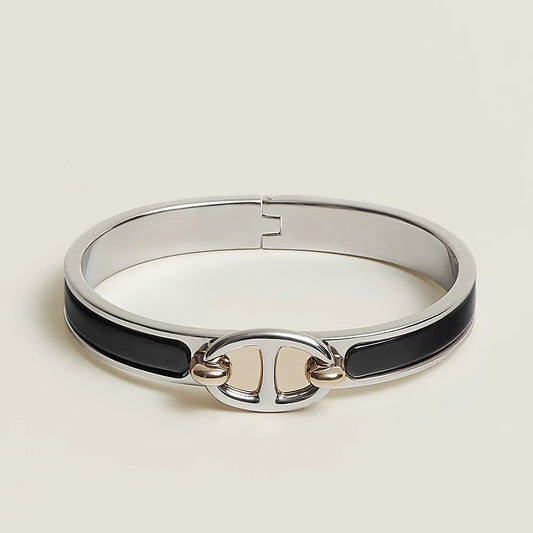 [Pearl Jewelrys]CLIC CHAINE SILVER BRACELET