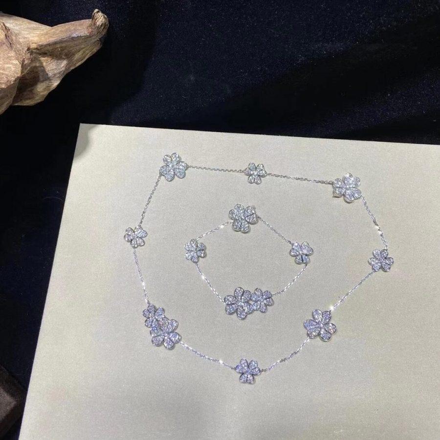 [Pearl Jewelrys]FRIVOLE SILVER 5 FLOWERS BRACELET