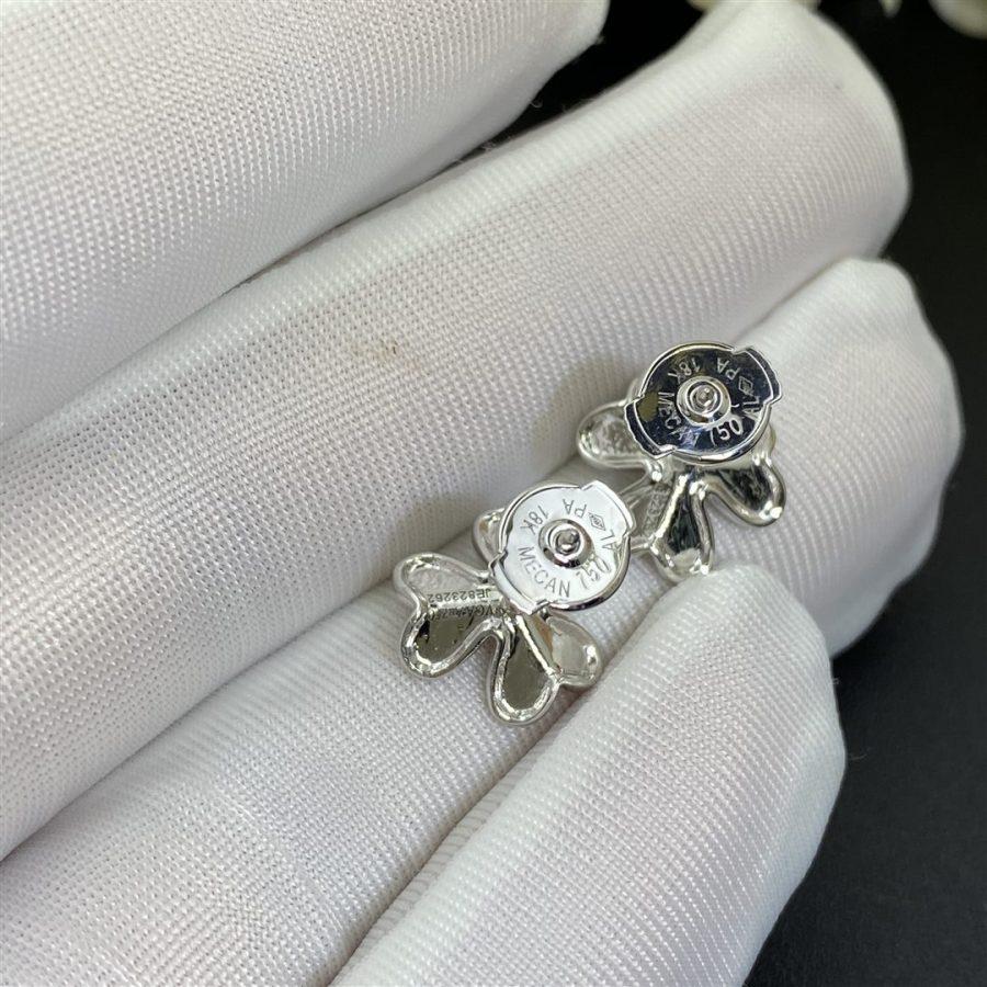 [Pearl Jewelrys]FRIVOLE MINI SILVER FLOWER EARRINGS