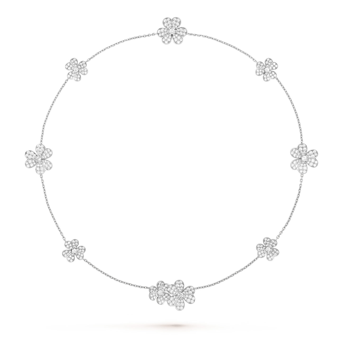 [Pearl Jewelrys]FRIVOLE SILVER 9 FLOWERS NECKLACE