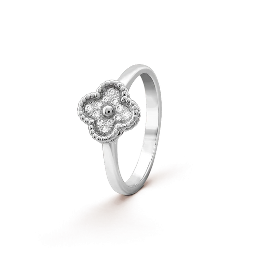 [Pearl Jewelrys]CLOVER DIAMOND RING