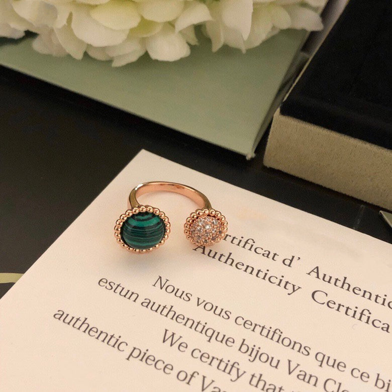 [Pearl Jewelrys]PERLEE COULEURS DIAMOND ROSE GOLD BETWEEN THE FINGER RING