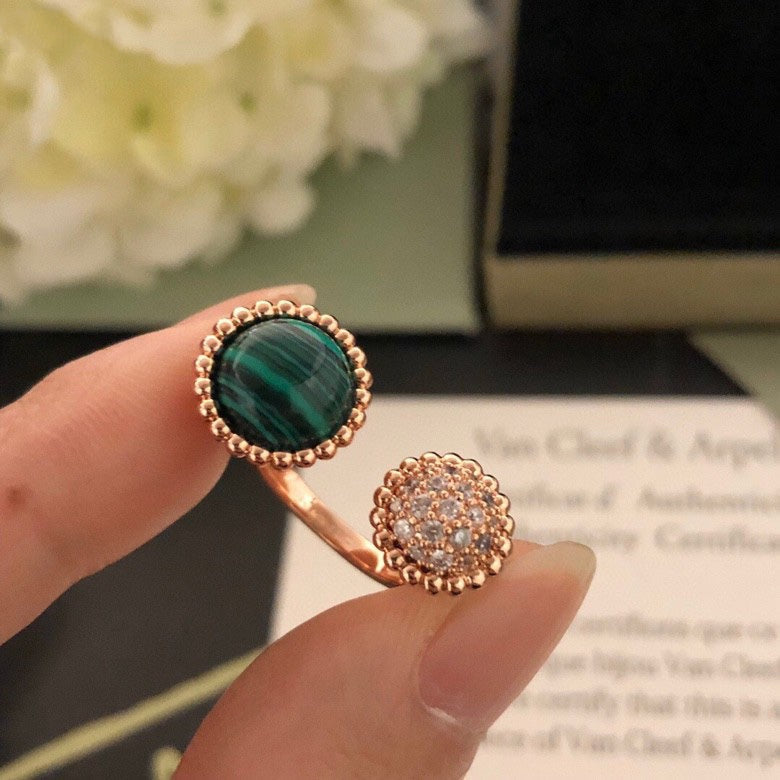 [Pearl Jewelrys]PERLEE COULEURS DIAMOND ROSE GOLD BETWEEN THE FINGER RING