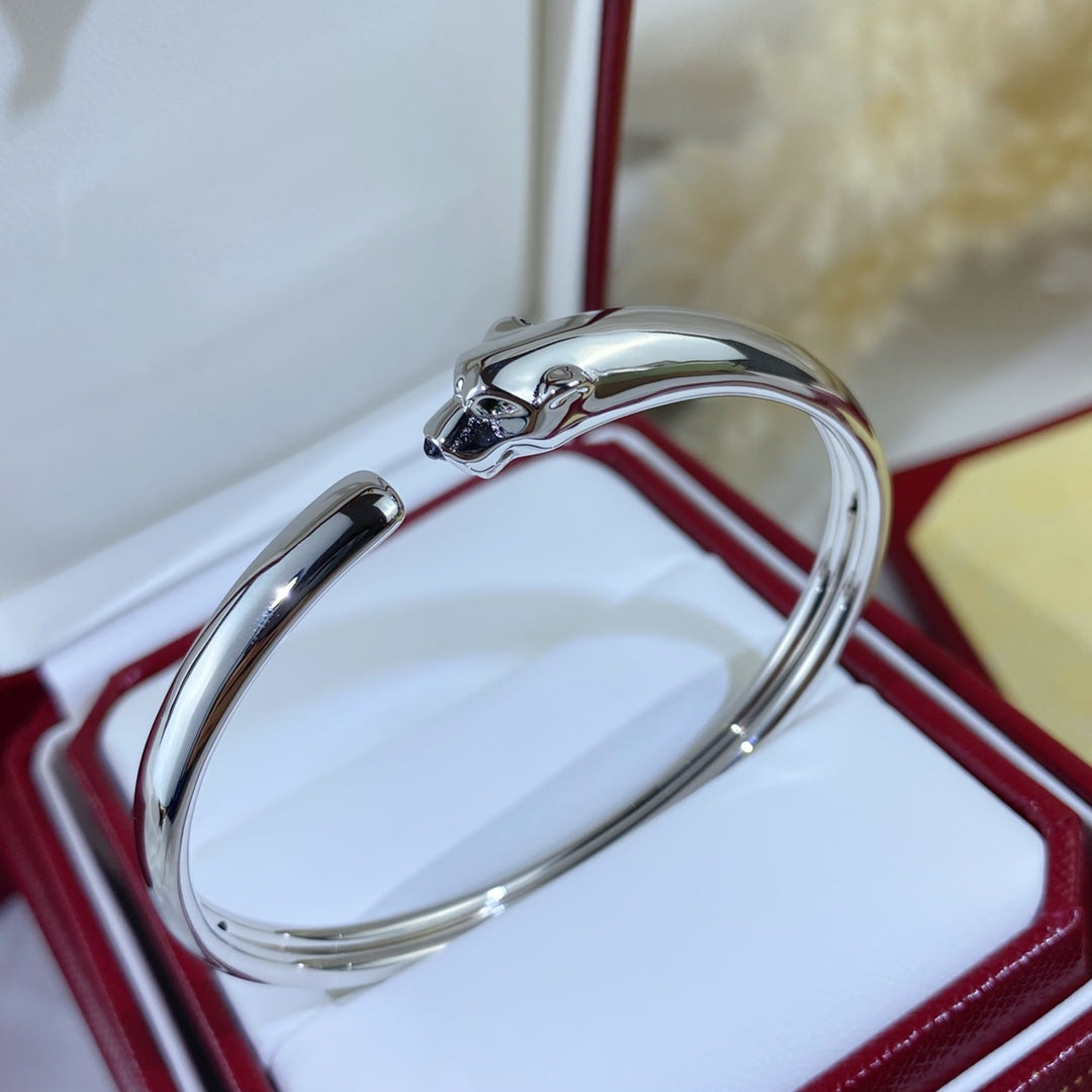 [Pearl Jewelrys]PANTHERE SILVER OPEN BRACELET