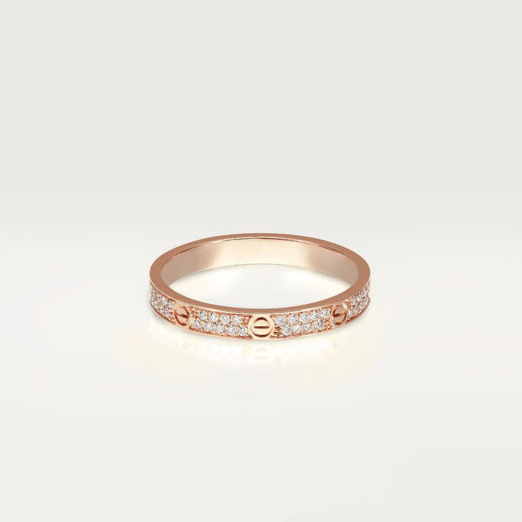 [Pearl Jewelrys]LOVE RING 2.65MM DIAMOND