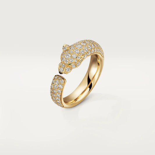 [Pearl Jewelrys]PANTHERE PINK GOLD DIAMOND RING